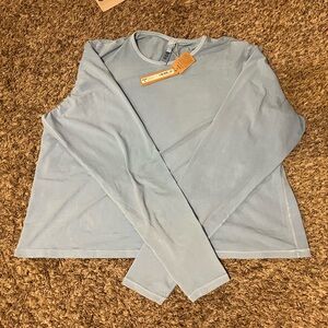 NWT Skims 4x long sleeve in *SOLD OUT* Iris Blue